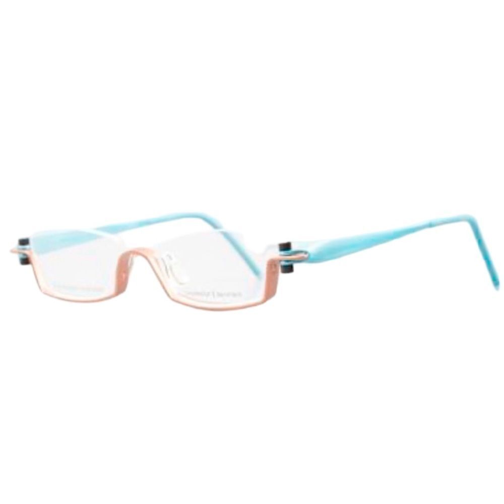 Gail Spence for Prodesign Aluminum Frame Turquoise & Pink Cool Retro Frames 9203 - Picture 2 of 12